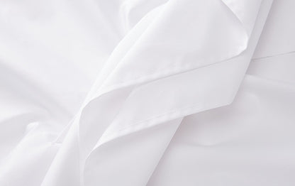 ZHUCHONGYUN drawstring placket loose straight white shirt-UMIE.