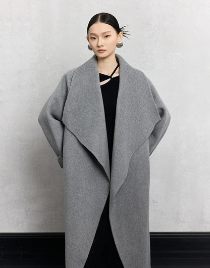 HECO asymmetrical hollow Red Black Apricot wool blend knitwear - mere.