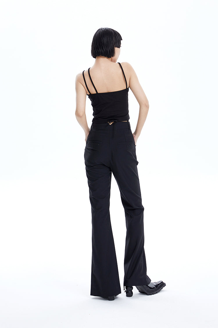 TINY IN Detachable Sleeve Women's Short Cut-out Top -YOYO
