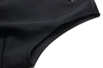 DOLLY Elegant Retro Style Crew Neck Sleeveless Slim Fit High Waist Dinner Dress-KIRSTEN