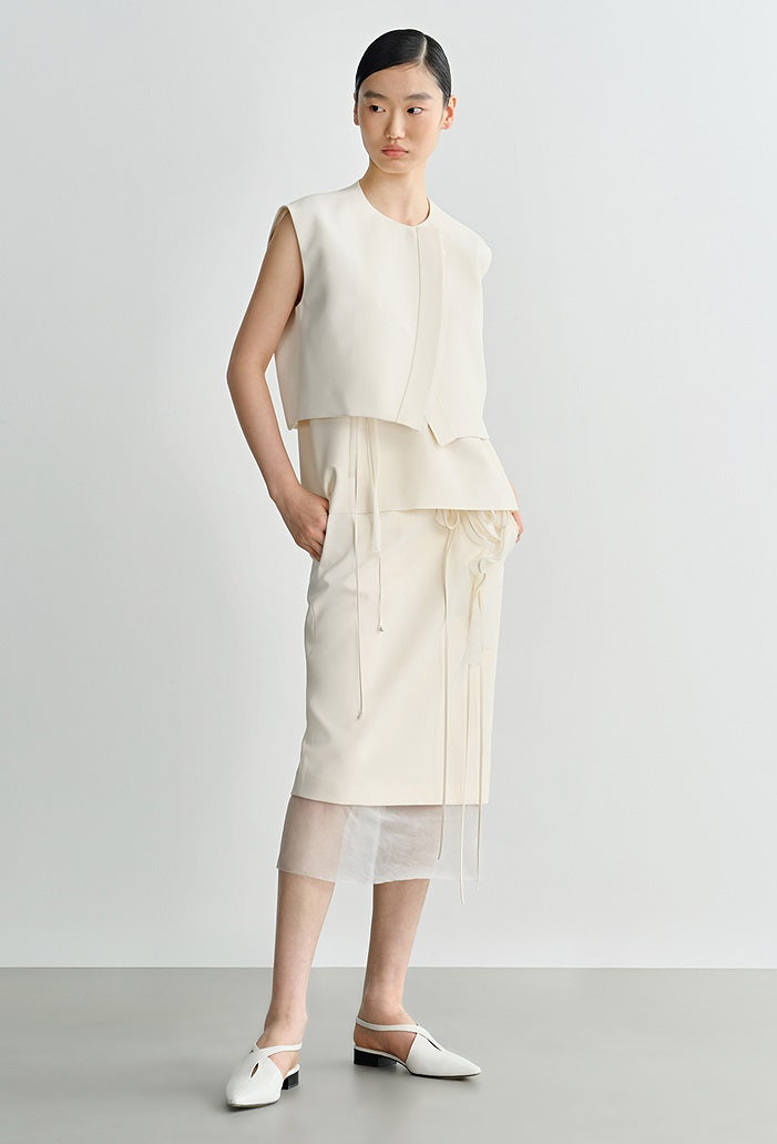 COMME MOI summer  women's fashion patchwork flower skirt - SHALOM.