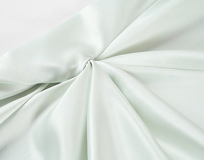 COMME MOI  slanted shoulder cut-out waist dress - ABBY.