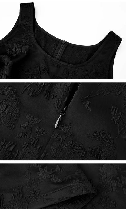 HECO Chinese Style Acetate Shirder Dress - LOLA.