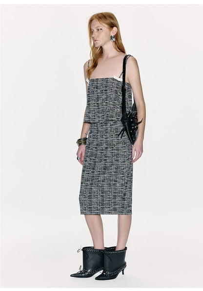 ATELIER MISS LU Small Fragrance Slim Pencil Stretch Skirt  - THOMAS