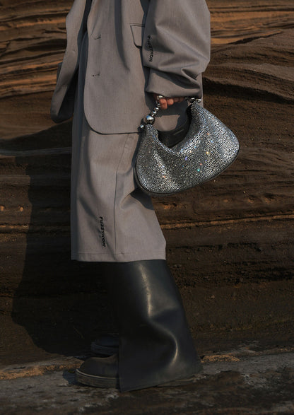 IUBALLET Beaded Chain Hobo Bag - POWER.