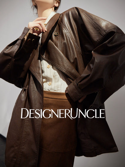 DGU "Daise" black motorcycle leather jacket - CONG.