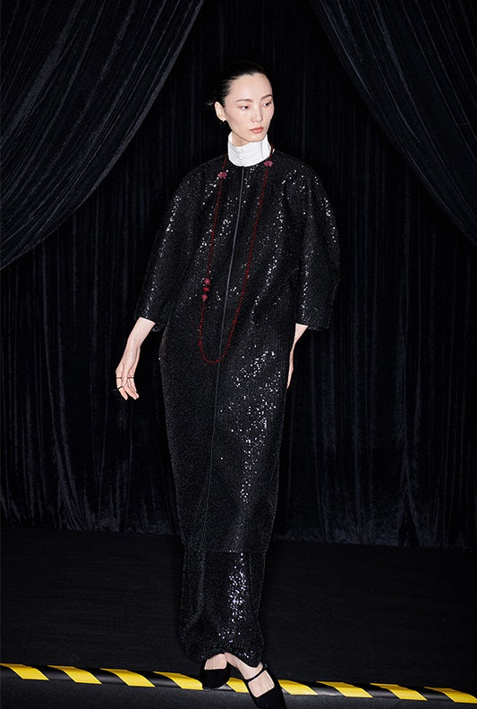 M essential Mackay designer silhouette three-quarter sleeve cardigan - AUGUST.