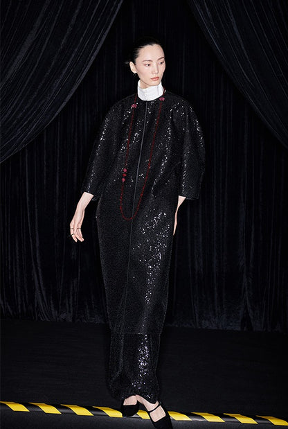 M essential Mackay designer silhouette three-quarter sleeve cardigan - AUGUST.