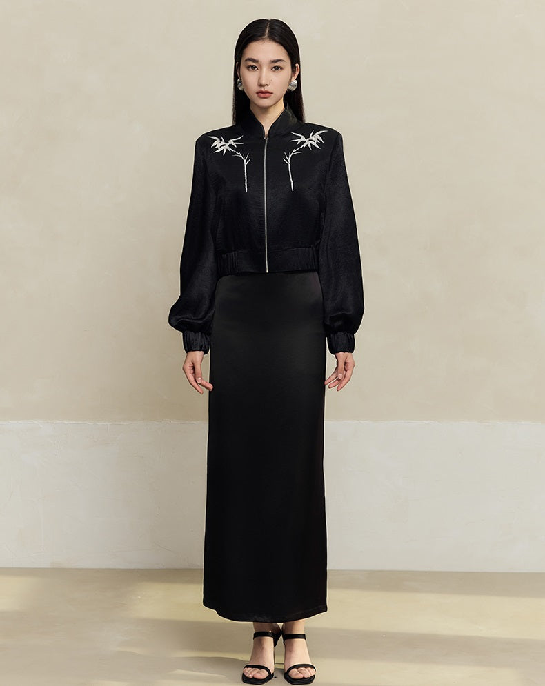 HECO 100% Acetate Long Sleeve Jacket Women - kyle.