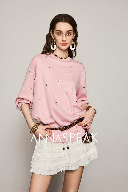 ANNASPEAK original top layer cowhide high-quality texture vintage leopard print belt-NIGE.