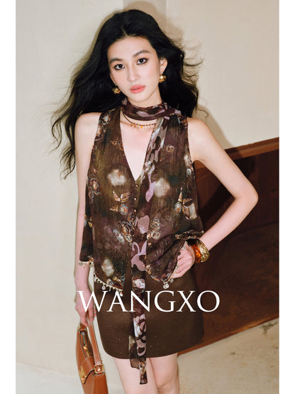 WANGXO Fleur Couture Loose Sleeveless Top - CERIS.