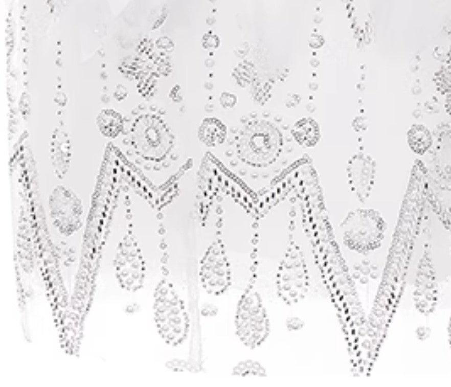 Wardrobes by Chen Luxury Whitebridal  Feather Slit Dinner Dress-Ammy