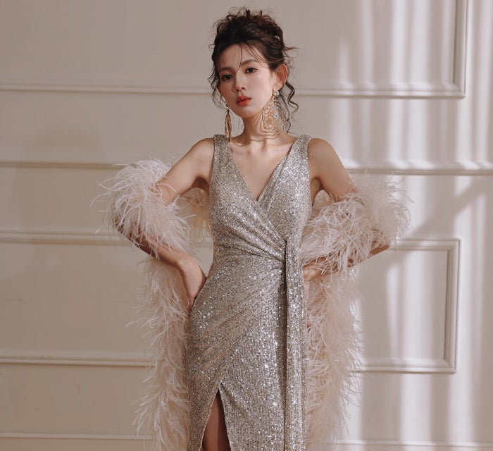 DOLLY Elegant Cream Fluffy Women Chic Shawl-LISSY