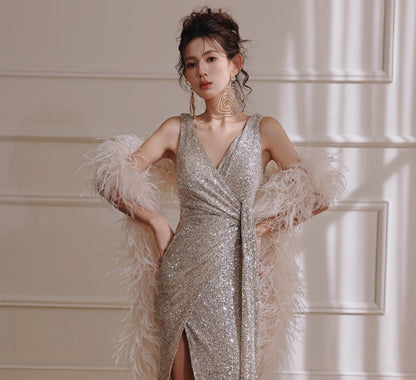 DOLLY Elegant Cream Fluffy Women Chic Shawl-LISSY