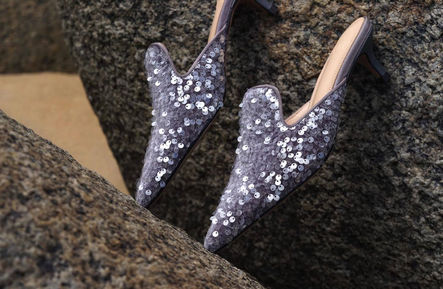 B-FEI pointed toe half slipper-RENG.