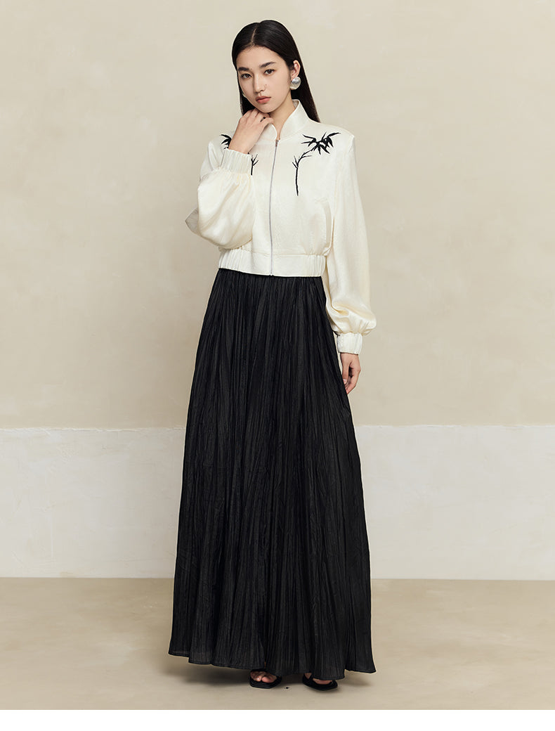 HECO 100% Acetate Long Sleeve Jacket Women - kyle.