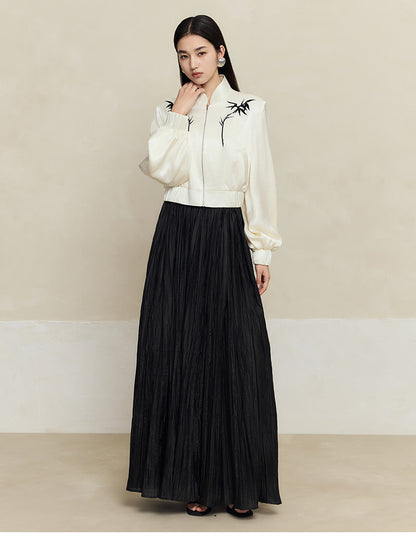 HECO 100% Acetate Long Sleeve Jacket Women - kyle.