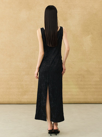 HECO Chinese Style Acetate Shirder Dress - LOLA.