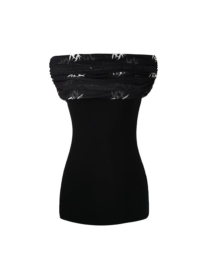 HECO Summer Sleeveless Ruched Bardot Top - LEARN.