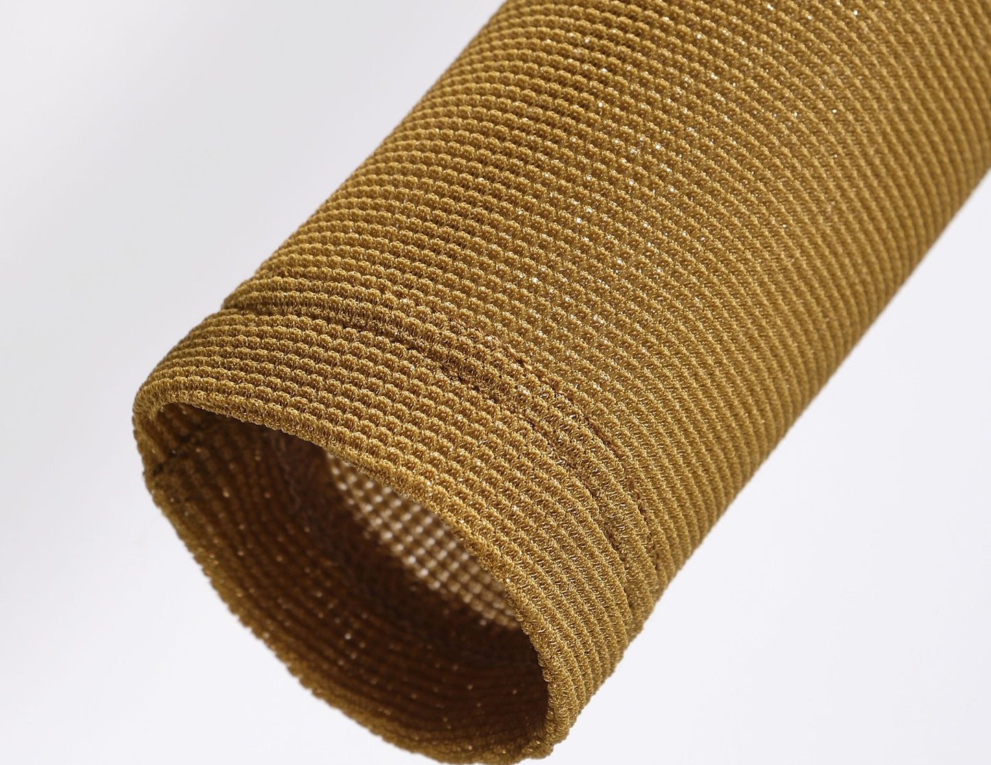 WANGXO | Xinghai Bright Silk Knit Swing Collar Metal Chain Top- LILA.