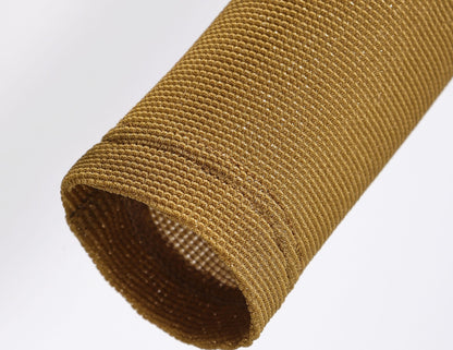 WANGXO | Xinghai Bright Silk Knit Swing Collar Metal Chain Top- LILA.