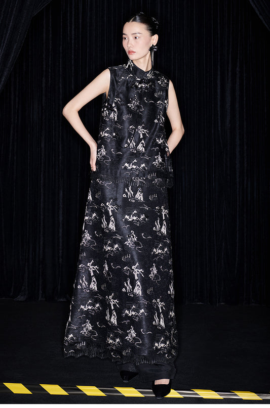 M essential Mackay designer beads vest skirt -  sieve.