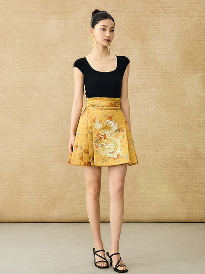 HECO Yarn Dyed Jacquard Short Horse Face Skirt  - RALPH.