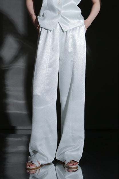 PIAOIN light luxury mercerized acetate heavy industry suit -CAMILLA