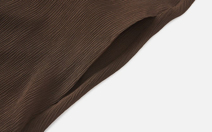 ZHUCHONGYUN Mulberry Silk Loose Sheer Sleeves Long Dress-ORITZA.