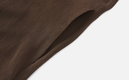 ZHUCHONGYUN Mulberry Silk Loose Sheer Sleeves Long Dress-ORITZA.