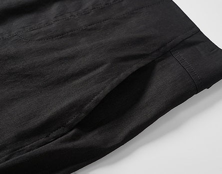 COMME MOI  summer women's black slit hip fishtail skirt - HARLEM.