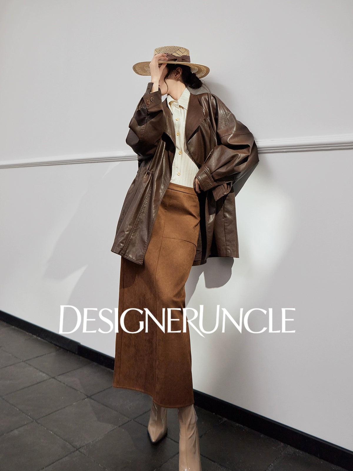 DGU "Daise" black motorcycle leather jacket - CONG.