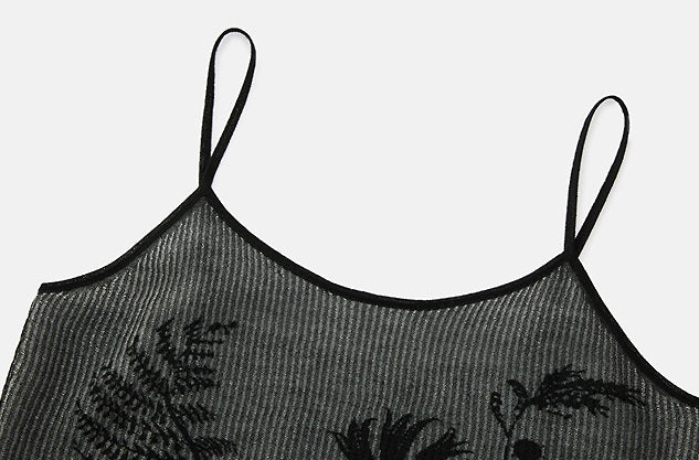 ZHUCHONGYUN new Chinese jacquard camisole-ADUNI.