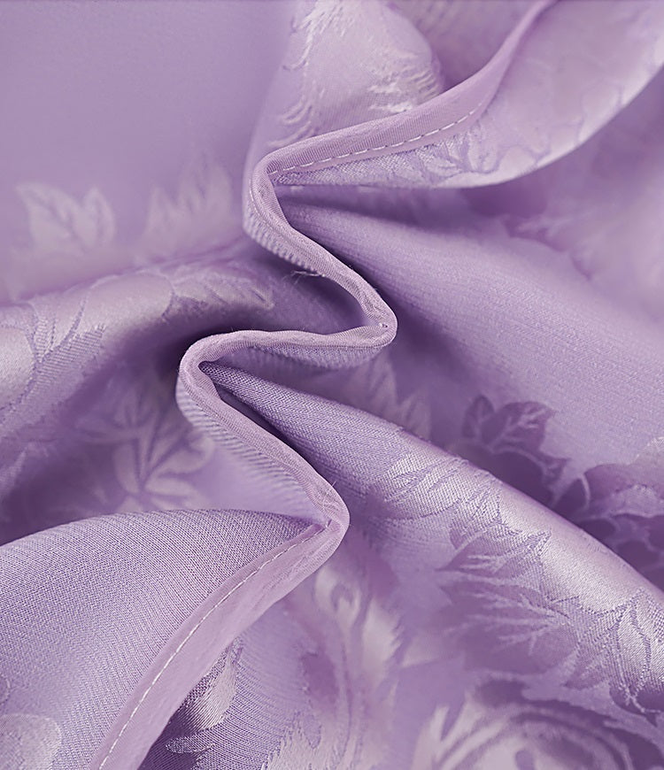 HECO [Feng Wu Clear Sleeves] New Chinese Standing Collar Buckle Flowing Dress- CLOAK.