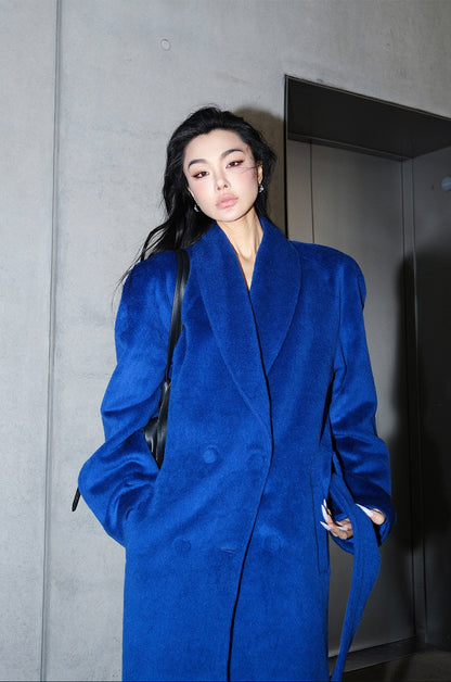 MEI SANGUAN Sully blue vintage woolen jacket - STELLA