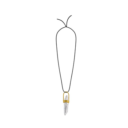 TUYUE Brass gold-plating structure reconstruction metal pendant - AARON.