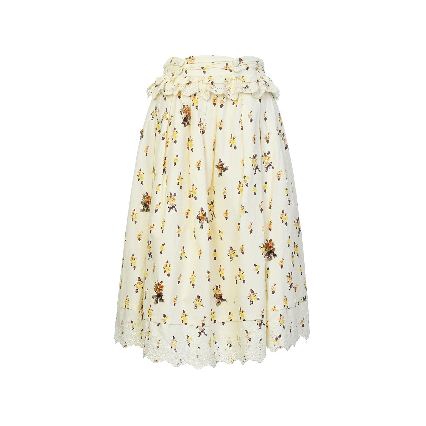 FAME commuter wave floral skirt - MASON