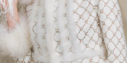 Wardrobes By Chen Elegant Embroidered Sequin/Bead Jacket/Short Skirt-Jay