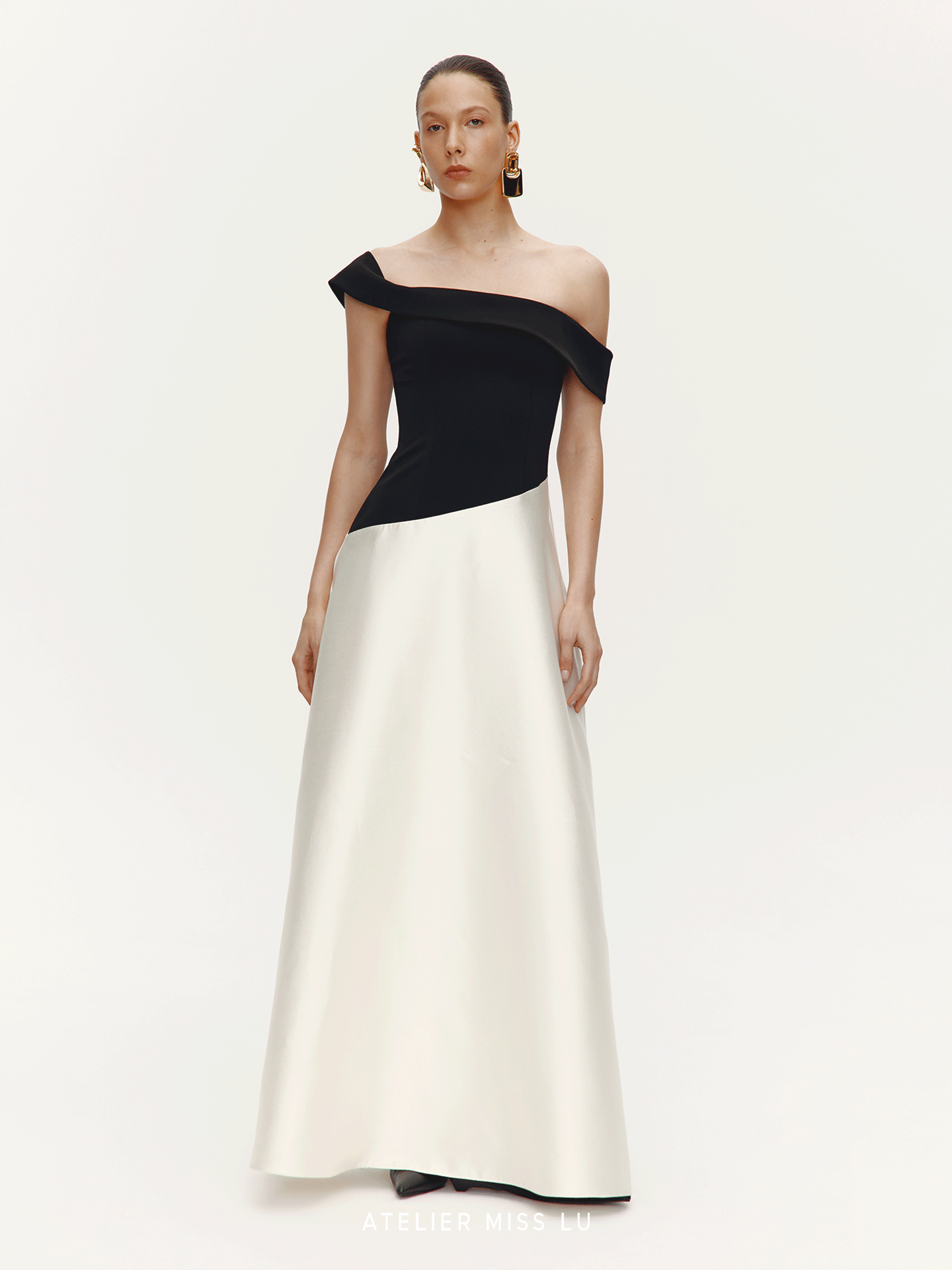 ATELIER MISS LU Glossy bandeau dresses and long skirts - AUTHUR