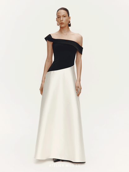 ATELIER MISS LU Glossy bandeau dresses and long skirts - AUTHUR