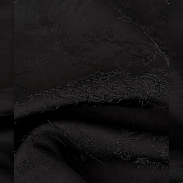 HECO Chinese Diagonal Jacquard Round Neck Vest - HOVER.