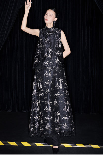 M essential Mackay designer beads vest skirt -  sieve.