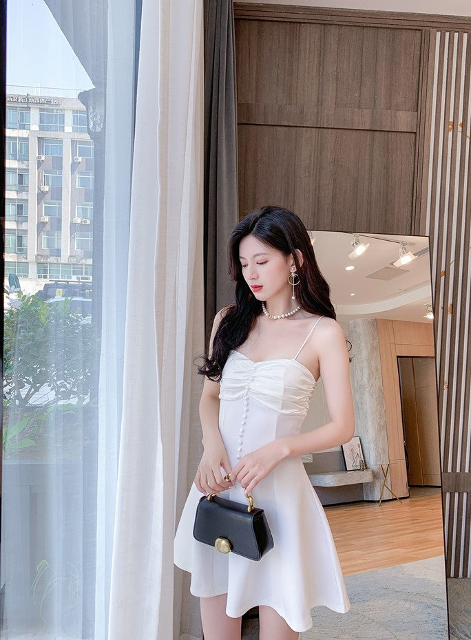 DOLLY High End Sleeveless Backless High Slim Waist Sexy Short Birthday Dress-LOLRA