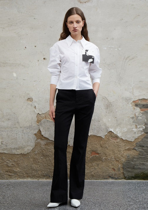 COMME MOI  women's smart waist chic silhouette top - GRACE.