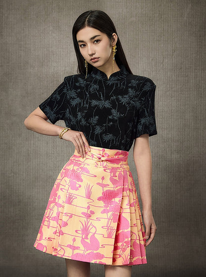 HECO Drop Neck Knitted Short Sleeve T-shirt - James.