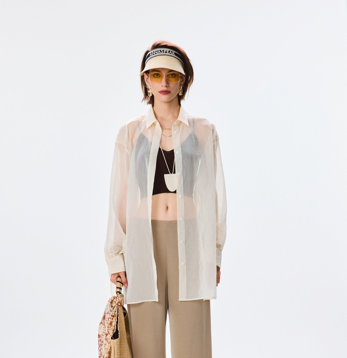 ANNASPEAK  light and cool jacket trousers high-end set-MAC.