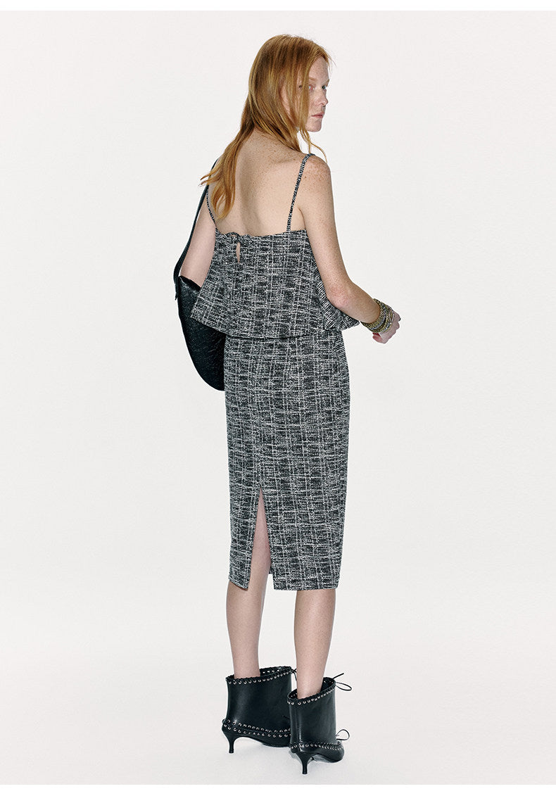 ATELIER MISS LU Small Fragrance Slim Pencil Stretch Skirt  - THOMAS