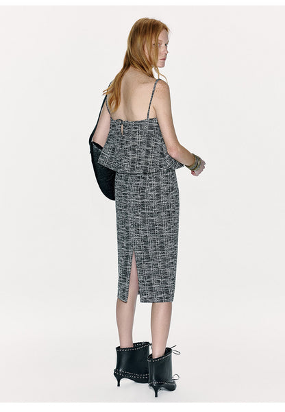 ATELIER MISS LU Small Fragrance Slim Pencil Stretch Skirt  - THOMAS