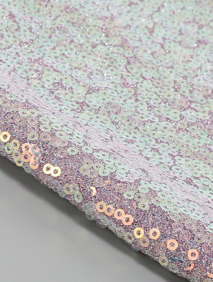 DOLLY Luxury Violet Glittering Sleeveless Chest Wrap Midi Feather Party Dress-FILIPPA