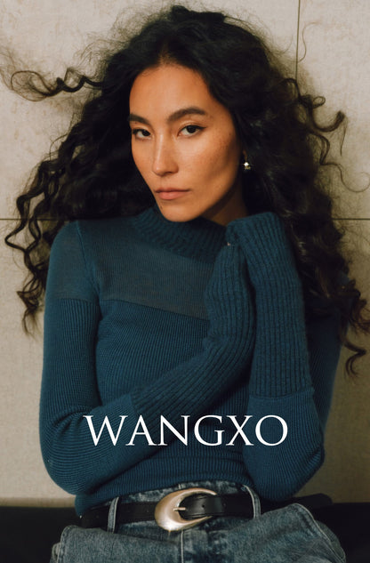 WANGXO | Luxurious Yak Wool Elegant Slim Knitwear Top-TARA.